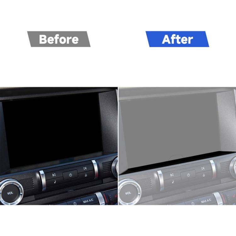 For Ford Mustang 2015-2020 Car Multimedia Lower Frame Decorative Sticker, Left and Right Drive Universal, Multimedia Lower Frame