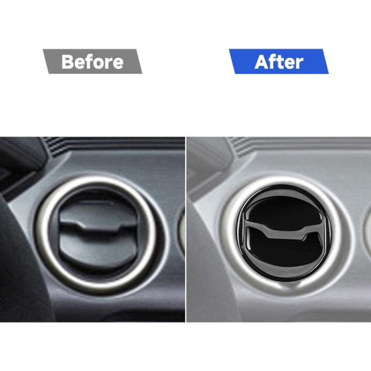 For Ford Mustang 2015-2020 6 in 1 Car Air Outlet Decorative Sticker, Left and Right Drive Universal, 6 in 1 Air Outlet