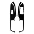 For Ford Mustang 2015-2020 4 in 1 Car Window Lift Panel Decorative Sticker, Right Drive, 4 in 1 Window Lift Panel, Right Drive