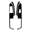 For Ford Mustang 2015-2020 4 in 1 Car Window Lift Panel Decorative Sticker, Left Drive, 4 in 1 Window Lift Panel, Left Drive