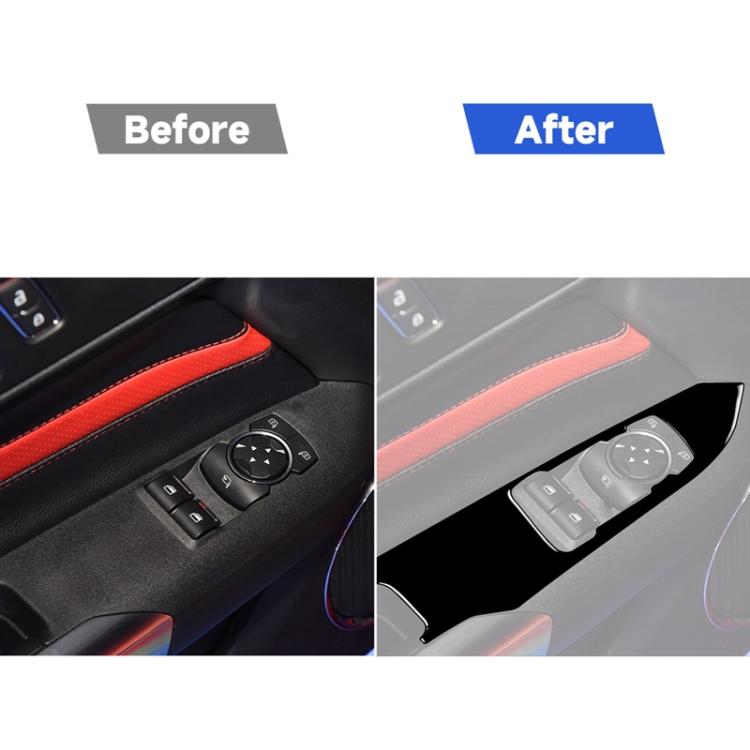 For Ford Mustang 2015-2020 Car Window Lift Decorative Sticker, Left Drive, Window Lift, Left Drive