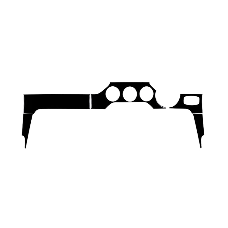 For Ford Mustang 2015-2020 Car Dashboard Panel Set Decorative Sticker, Right Drive, Dashboard Panel Set, Right Drive