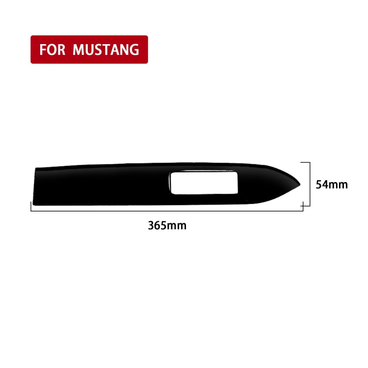 For Ford Mustang 2015-2020 Car Dashboard Decorative Sticker, Right Drive, Dashboard, Right Drive