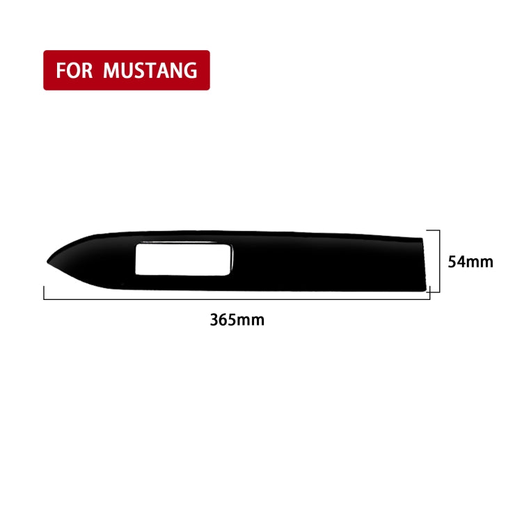 For Ford Mustang 2015-2020 Car Dashboard Decorative Sticker, Left Drive, Dashboard, Left Drive