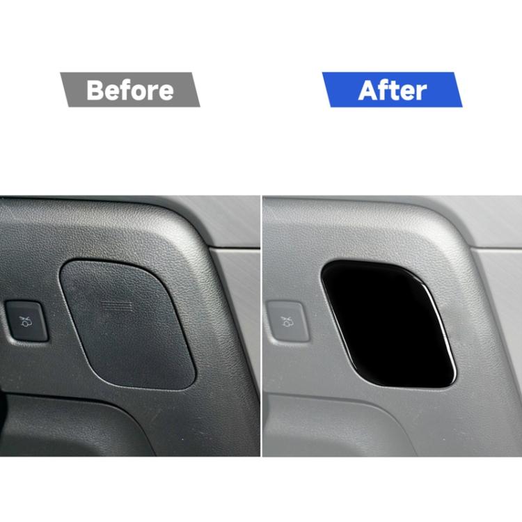 For Ford Mustang 2015-2020 Car Driver Seat Storage Box Decorative Sticker, Right Drive, Driver Seat Storage Box, Right Drive