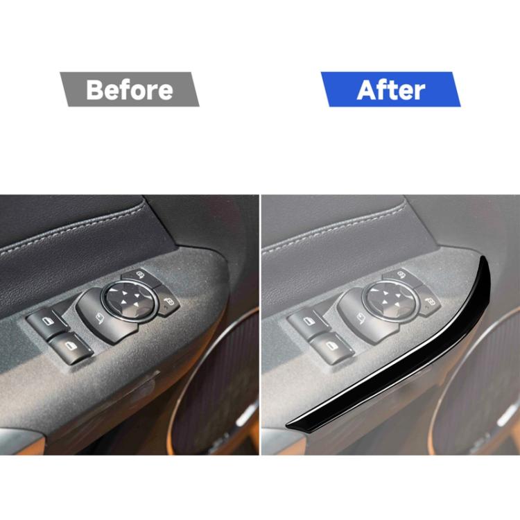 For Ford Mustang 2015-2020 Car Window Lift Side Decorative Sticker, Left and Right Drive Universal, Window Lift Side