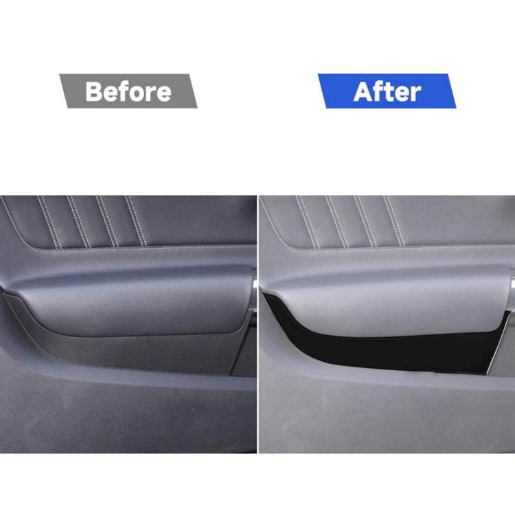 For Ford Mustang 2015-2020 Car Front Door Panel Decorative Sticker, Left and Right Drive Universal, Front Door Panel