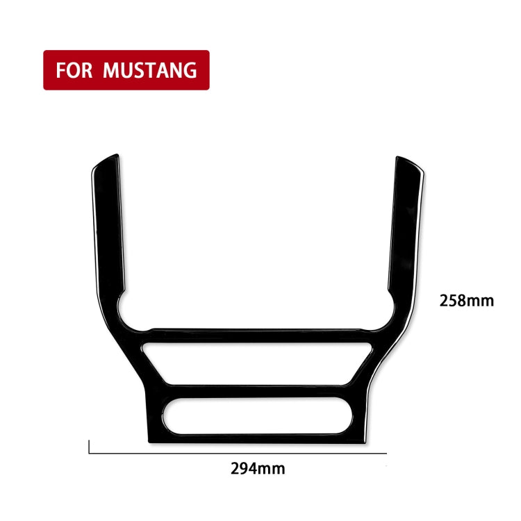 For Ford Mustang 2015-2020 Car CD Panel Decorative Sticker, Left and Right Drive Universal, CD Panel