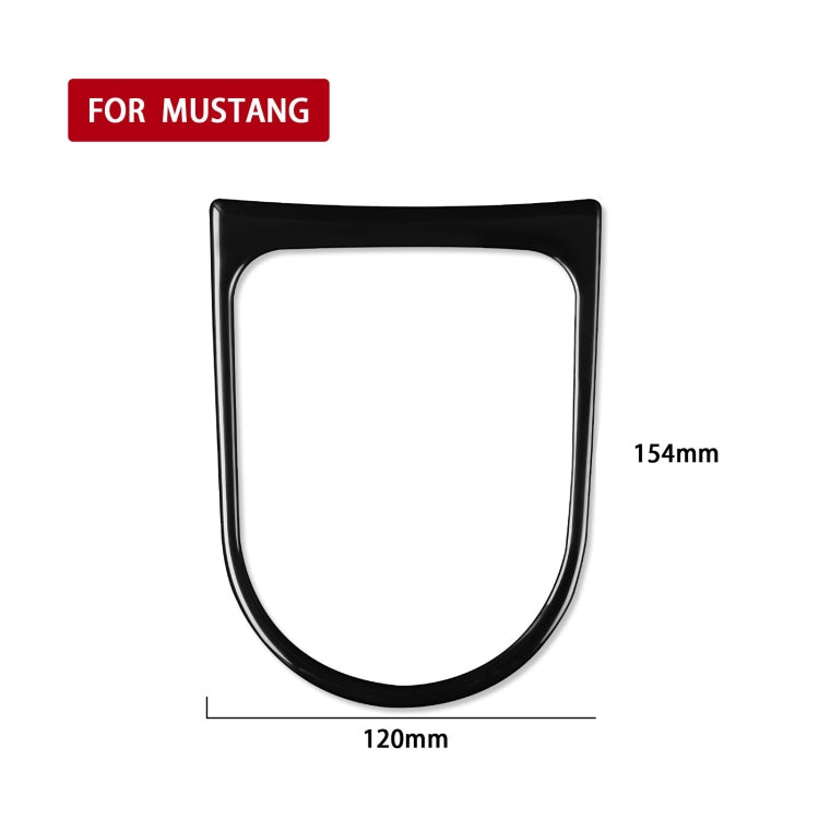 For Ford Mustang 2015-2020 Car Gear Frame Decorative Sticker, Left and Right Drive Universal, Gear Frame