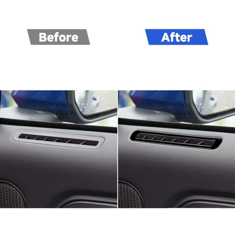 For Ford Mustang 2015-2020 Car Door Air Outlet Decorative Sticker, Left and Right Drive Universal, Door Air Outlet