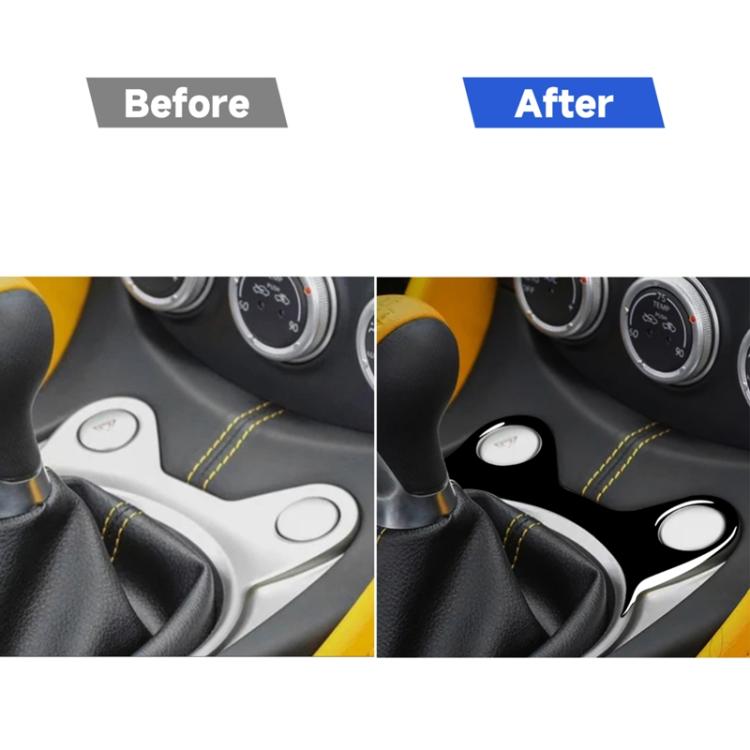 For Nissan 370Z Z34 2009- Car Manual Gear Console Panel Decorative Sticker, Left and Right Drive Universal, Manual Gear Console Panel