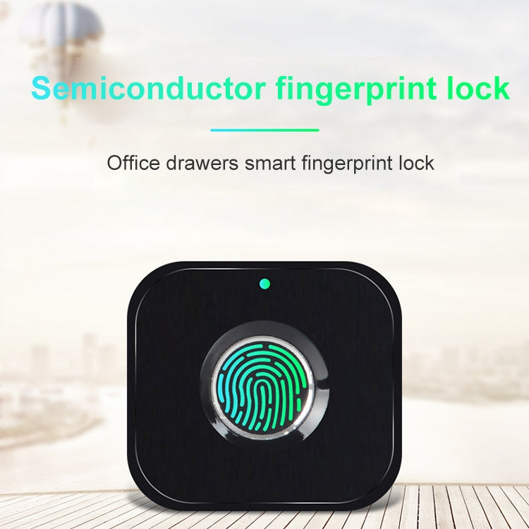 BP01-A Micro USB Charging Triple Drawer Left Hand Unlocking Smart Semiconductor Fingerprint Lock, Left Hand Unlocking