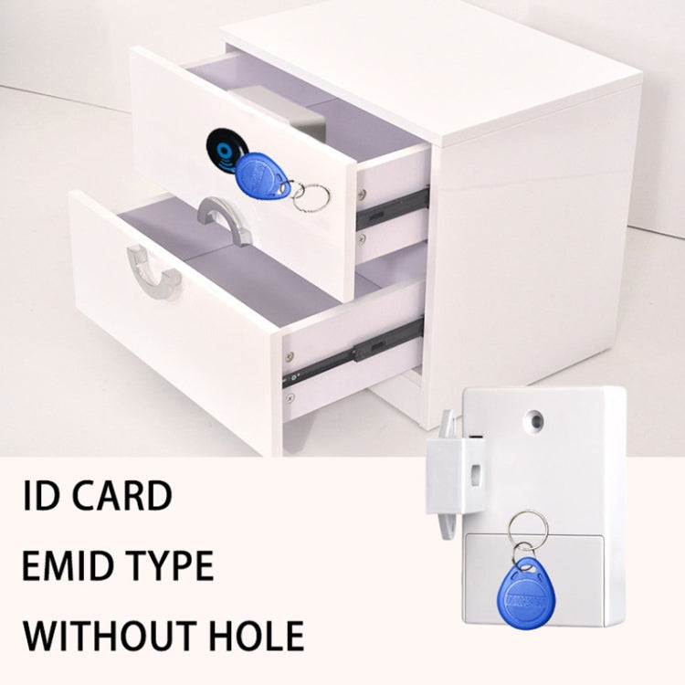 T3 ABS Magnetic Card Induction Lock Invisible Single Open Cabinet Door Lock, Single, Single Open Cabinet Door