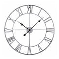 45cm Retro Living Room Iron Round Roman Numeral Mute Decorative Wall Clock, 45cm