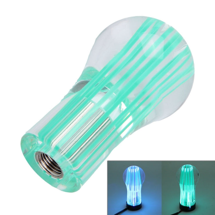 Crystal Double Light Car Breathing Racing Dash LED Magic Lamp Gear Head Shift Knob with Base, Size: 8.2 * 4.5 * 3.0 cm(Green Light + Blue Light), Size: 8.2 * 4.5 * 3.0 cm(Green), Size: 8.2 * 4.5 * 3.0 cm(Purple), Size: 8.2 * 4.5 * 3.0 cm(Red)