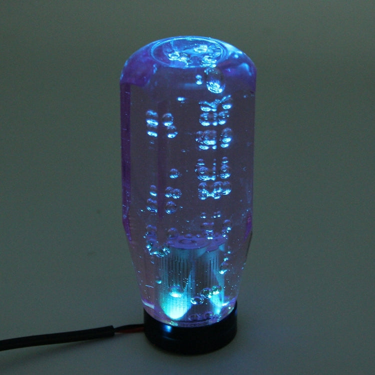 Crystal Car Breathing Racing Dash LED Magic Lamp Gear Head Shift Knob with Base, Size: 10.0 * 4.5 * 3.2 cm(Red and Blue), Size: 10.0 * 4.5 * 3.2 cm(Purple), Size: 10.0 * 4.5 * 3.2 cm(Transparent)
