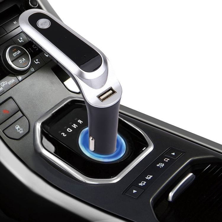 CARS7 Bluetooth Car Charger with Digital Display for Mobile Phone