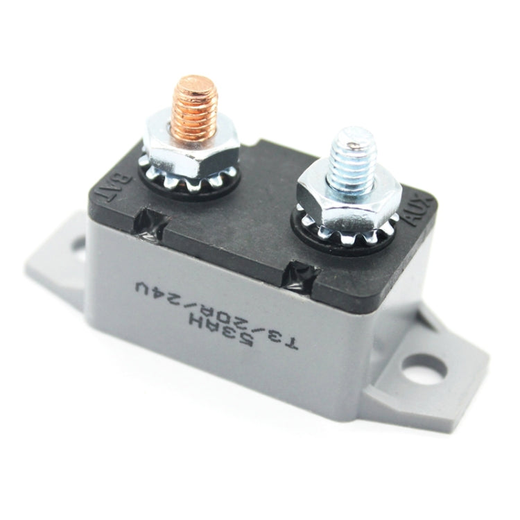 F3088-40A 40A Manual Reset Circuit Breaker Double Short Legs with Bolt 12/24V, 40A