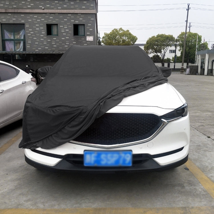Anti-Dust Anti-UV Heat-insulating Elastic Force Cotton Car Cover for SUV, Size: L, 4.78m~5.04m, Size: L, 4.78m~5.04m