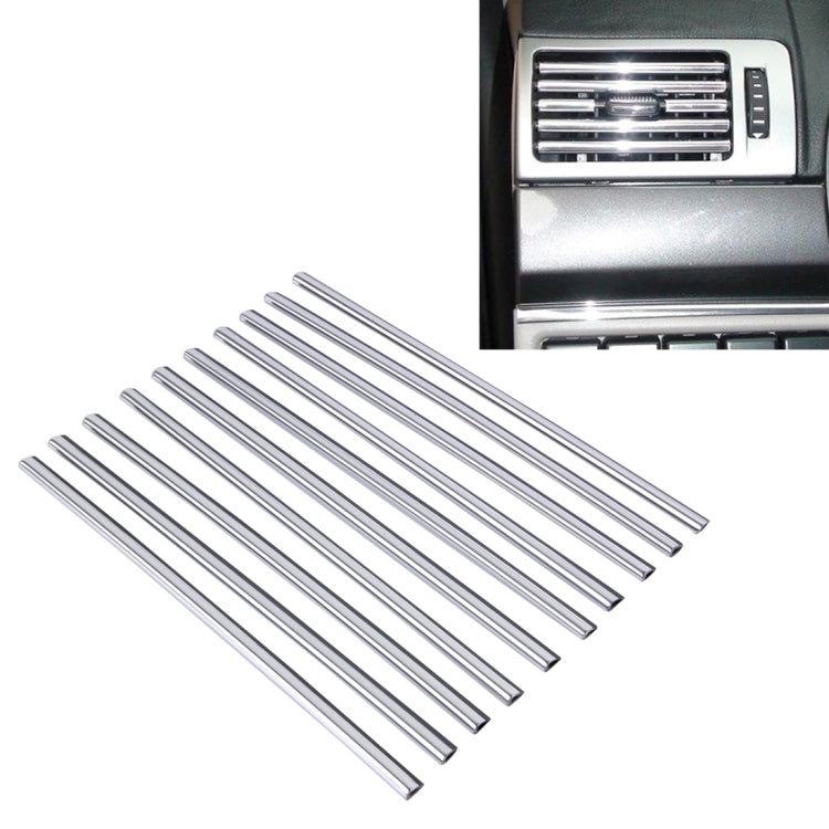 10 PCS SHENHAO AD-0834 Auto Car Air Vent Moulding Trim Decoration Strip, 10 PCS AD-0834
