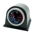 52mm 12V Universal Car Modified LED White Light Turbo Boost Gauge, White Light