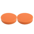 2 PCS Car Wax Sponge Round Shape Sponge High-density Waxing Sponge，Size:12.5 x 12.5cm, 12.5 x 12.5cm