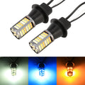 1156/BA15S DC12V 3.7W 81 SMD-3030-LEDs Three Color Car DRL&Turn Light, Length: 2m, 1156/BA15S