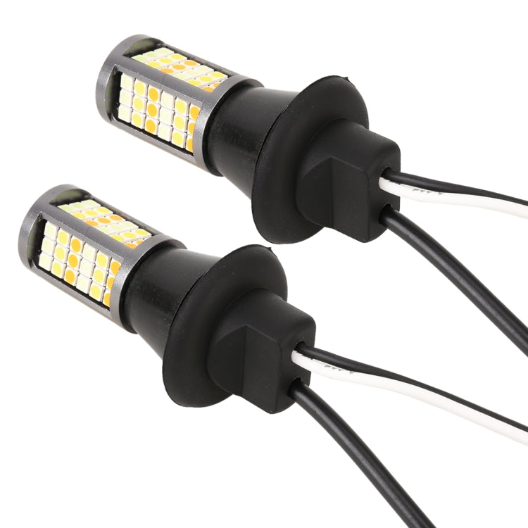 T20/7740 DC12V 3.7W 81 SMD-3030-LEDs Three Color Car DRL&Turn Light, Length: 2m, T20/7740