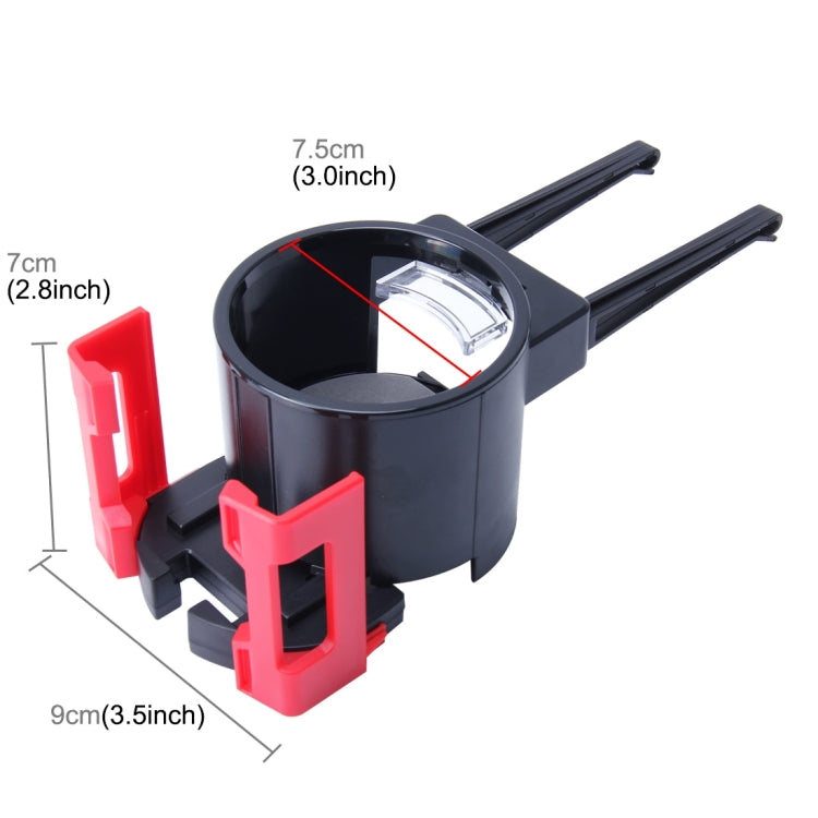 SHUNWEI SD-1026 Car Auto Multi-functional ABS Air Vent Drink Holder Bottle Cup Holder Phone Holder Mobile Mount, SD-1026(Red), SD-1026(White)
