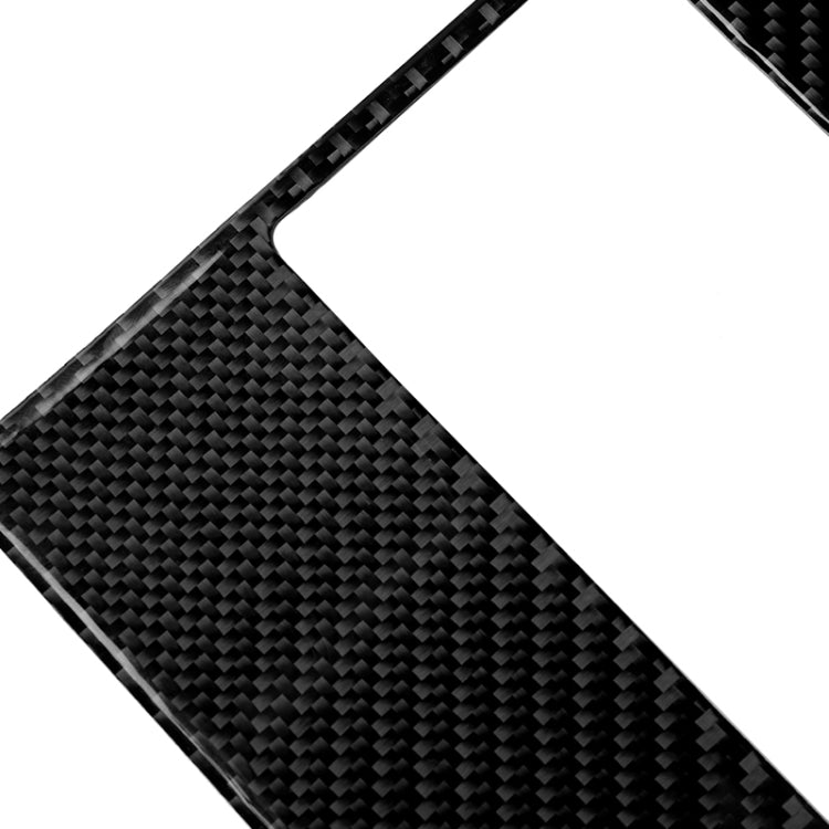 Car Carbon Fiber Rear Air Outlet Panel Decorative Sticker for Mercedes-Benz W204 2007-2013, Rear Air Outlet