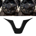 Car Carbon Fiber Steering Wheel Decorative Sticker for Mercedes-Benz, Steering Wheel (A)