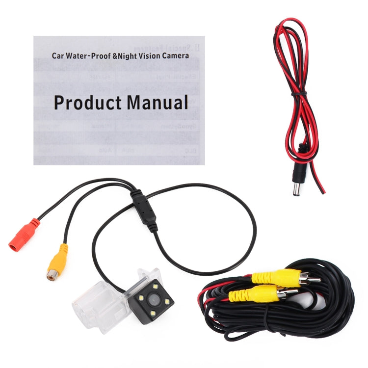 656x492 Effective Pixel HD Waterproof 4 LED Night Vision Wide Angle Car Rear View Backup Reverse Camera for Ford Edge 2015-2018, For Ford Edge 2015-2018