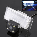 656x492 Effective Pixel HD Waterproof 4 LED Night Vision Wide Angle Car Rear View Backup Reverse Camera for Nissan Murano 2016-2017 / Terra 2018 / Sylphy 2008-2019, For Nissan