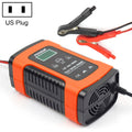 FOXSUR 12V 6A Intelligent Universal Battery Charger for Car Motorcycle, Length: 55cm, US Plug, US Plug, US Plug (Yellow)