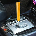 Universal Long Strip Shape Car Gear Shift Knob Modified Shifter Lever Knob, Length: 18cm, Length: 18cm (Gold), Length: 18cm (Blue), Length: 18cm (Purple), Length: 18cmm (Silver Grey), Length: 18cm (Silver), Length: 18cm (Gradient Blue), Length: 18cm (R...