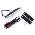 2 PCS LD-006 5730-6SMD 12W 1200LM 7000K White Light  Daytime Running Light.DC 12V, White Light+12W 1200LM/7000K