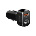 VEDFUN TurboDrive C210 Dual Ports Quick Charge 3.0 + SDDC Technology USB Car Charger for Smartphones and Tablets, C210