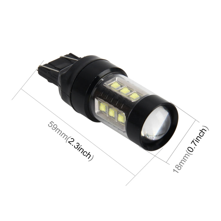 7443 4.2W 290LM 6000K Car Auto Brake Light Turn Lights 16 3535 Lamps, DC 12-24V, 7443 (White Light)