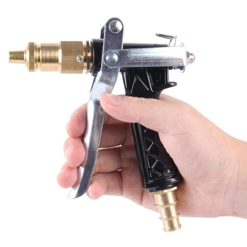 KANEED High Pressure Pure Copper Hose Nozzle Sprayer for Car Washing Garden/Lawn Watering Room/Deck/Floor Cleaning Support Adjustable Water Flow, Pure Copper Hose Nozzle Sprayer