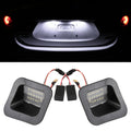 2 PCS DC12V / 2W / 6000K / 120LM Car LED License Plate Light 18LEDs SMD-3528 Lamps for Dodge, White Light, For Dodge