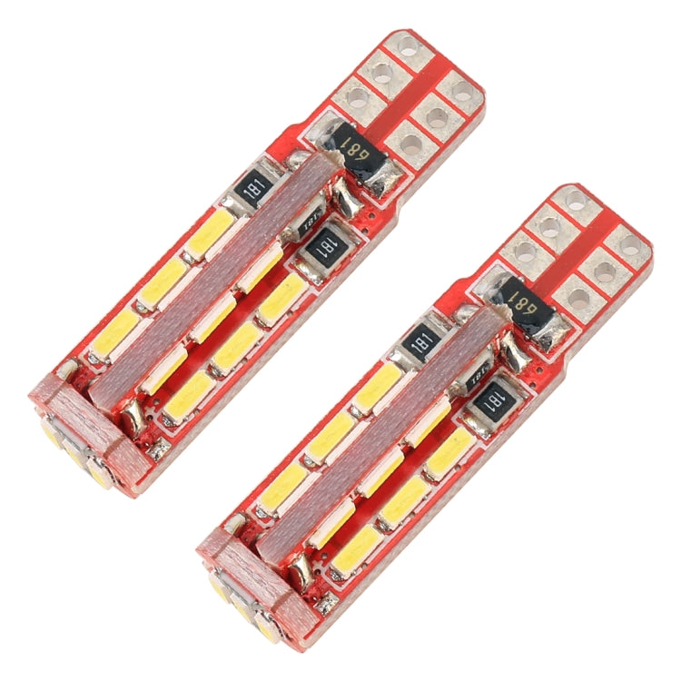 2 PCS T10 / W5W / 168 / 194 DC12V / 2.8W / 6000K / 200LM 27LEDs SMD-4014 Car Clearance Light, 27LEDs SMD-4014
