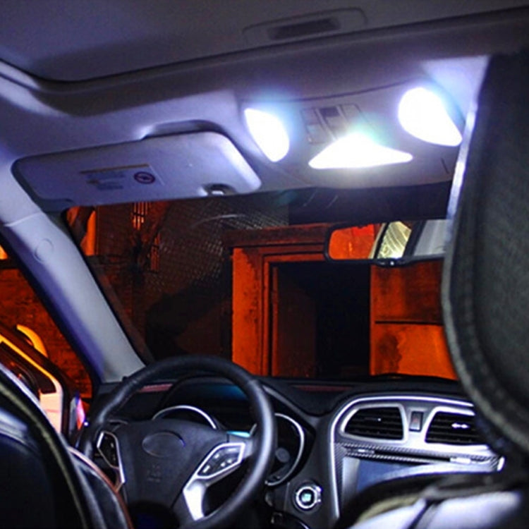 2 PCS 36mm DC12V / 2.2W / 6000K / 180LM 6LEDs SMD-3030 Car Reading Lamp, 36mm