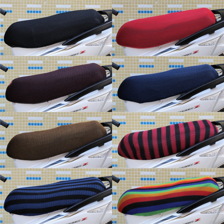 Waterproof Motorcycle Sun Protection Heat Insulation Seat Cover Prevent Bask In Seat Scooter Cushion Protect, Size: M, Length: 60-70cm; Width: 40-45cm, Size: M (Blue), Size: M (Black Red), Size: M (Black Blue), Size: M (Black)