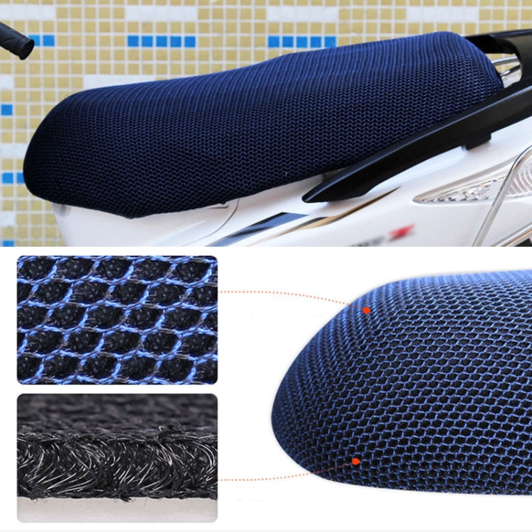 Waterproof Motorcycle Sun Protection Heat Insulation Seat Cover Prevent Bask In Seat Scooter Cushion Protect, Size: L, Length: 70-77cm; Width: 40-50cm, Size: L (Blue), Size: L (Black Red), Size: L (Black Blue), Size: L (Black)
