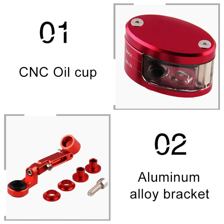 Motorcycle Modification Parts Front Brake Fluid Oil Universal Brake Oil Cup for Kawasaki / Suzuki