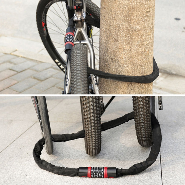 Motorcycles / Bicycle Chain Lock 5 Digit Password Anti-theft Password Lock, Length: 0.9m, 0.9m