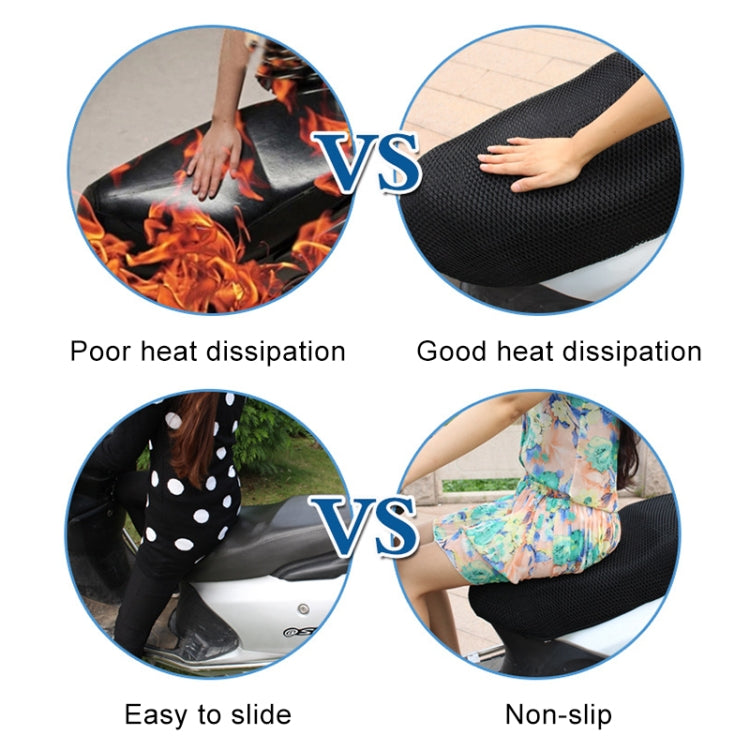 Motorcycle Breathable Sunscreen Double Layer 3D Honeycomb Small Hole Polyester Cushion Mesh, Size: XXXL, Length: 96cm; Width: 56cm, Size: XXXL