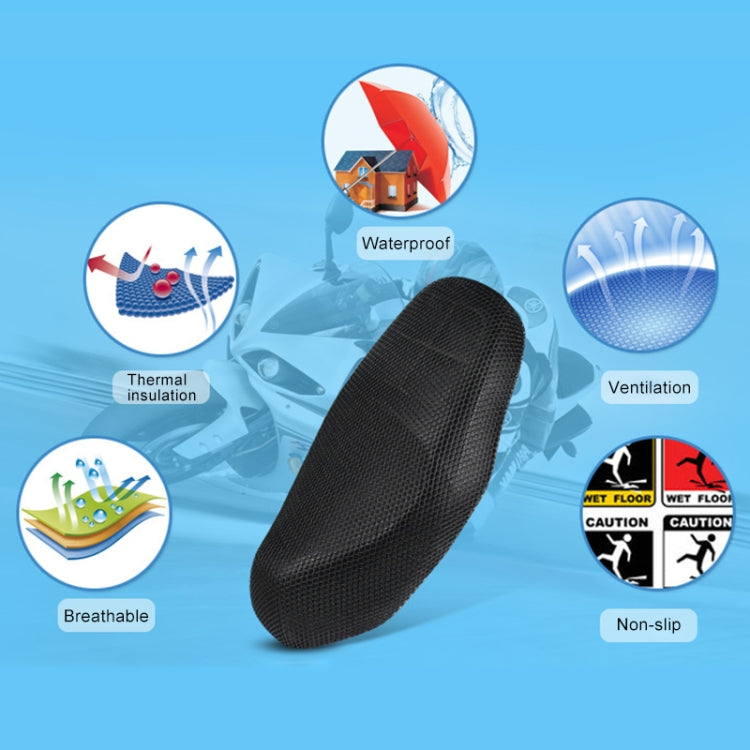 Motorcycle Breathable Sunscreen Double Layer 3D Honeycomb Small Hole Polyester Cushion Mesh, Size: XXXL, Length: 96cm; Width: 56cm, Size: XXXL