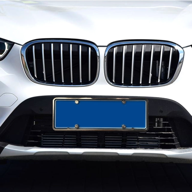2 PCS Car License Plate Aluminium Alloy Bracket Frame Holder Stand Mount(Silver), Aluminium Alloy Bracket