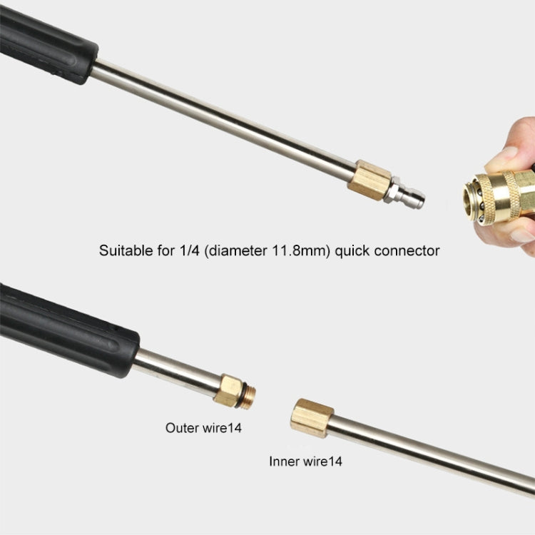 6 PCS High Pressure Washer Extension Water Gun Power Washer, 6 in 1 Extension Water Gun